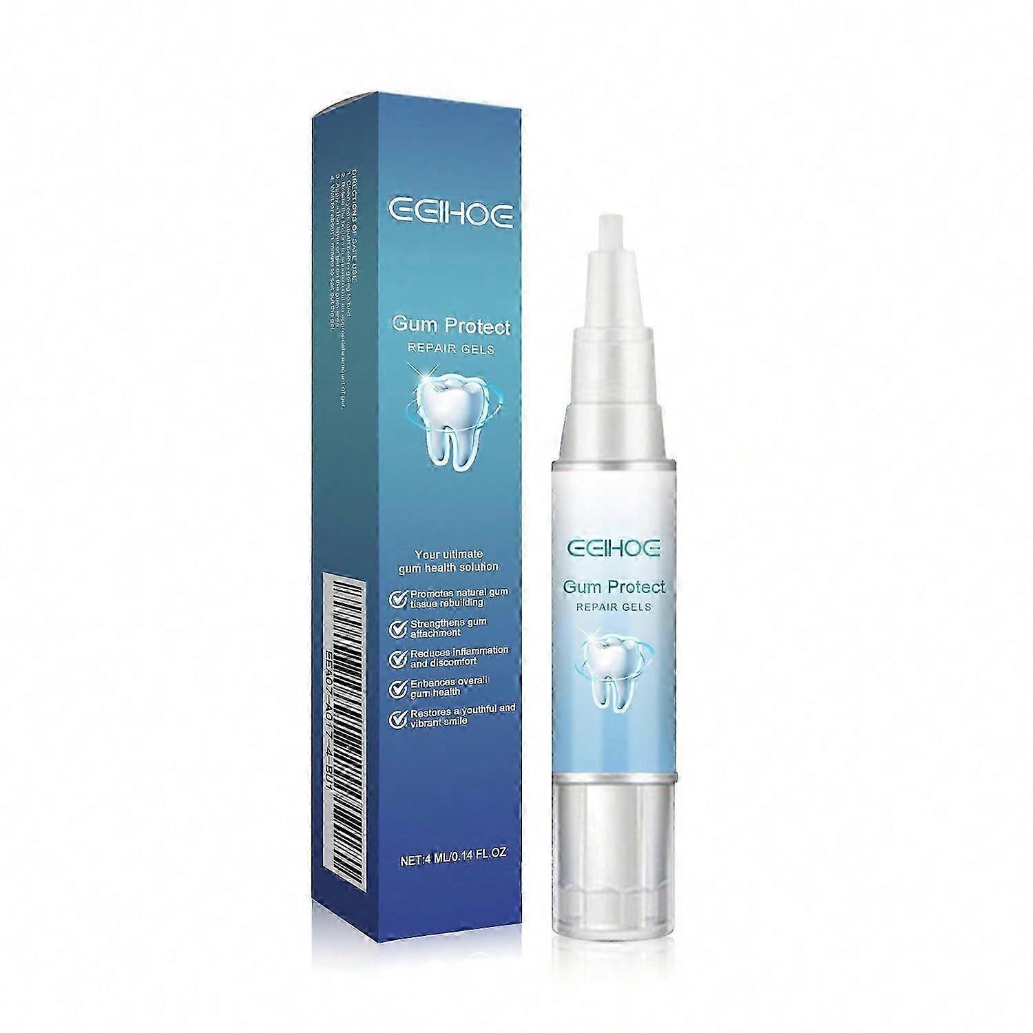 1-6pcs EELHOE Gum Protect Repair Gels 4ml Gentle Teeth Stain Plaque Remover Gum Health Breath Freshe