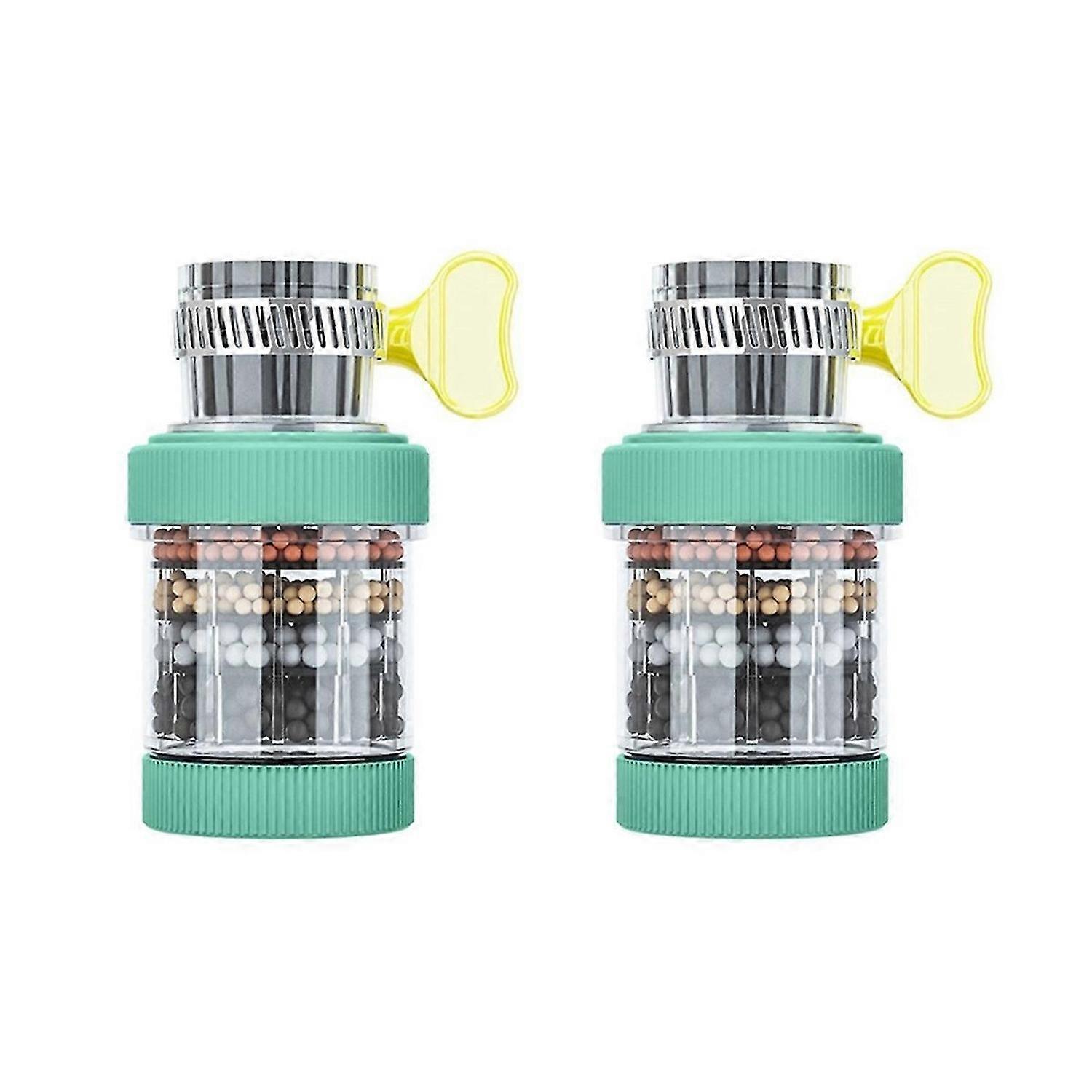 6-Layer Universal Faucet Filter, Splashproof & Water-Saving