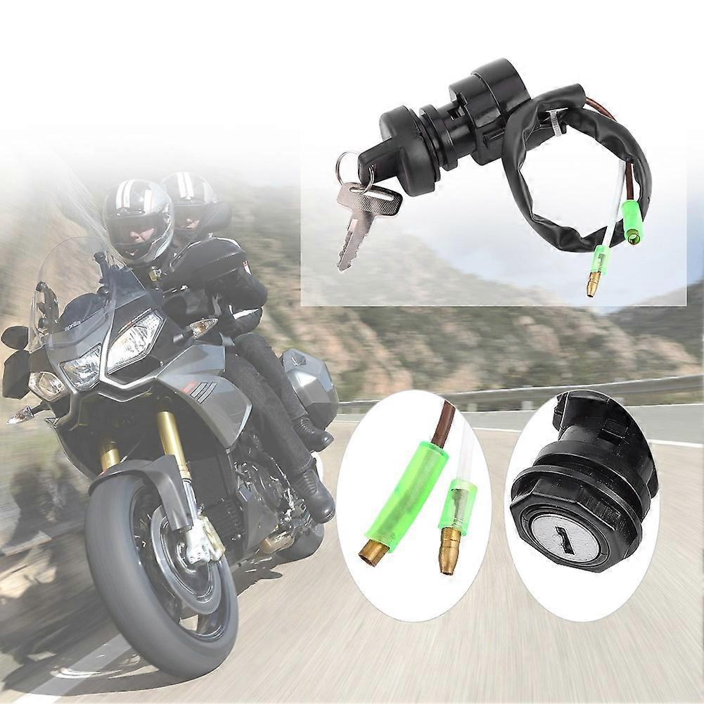 Motorcycle Ignition Key Switch Assembly YFS200 QUAD 98-06 Black