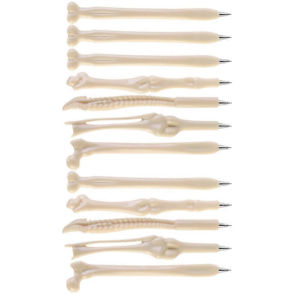 Decorative Bone Ballpoint Pens for Writing 24Pcs Students Classroom Use