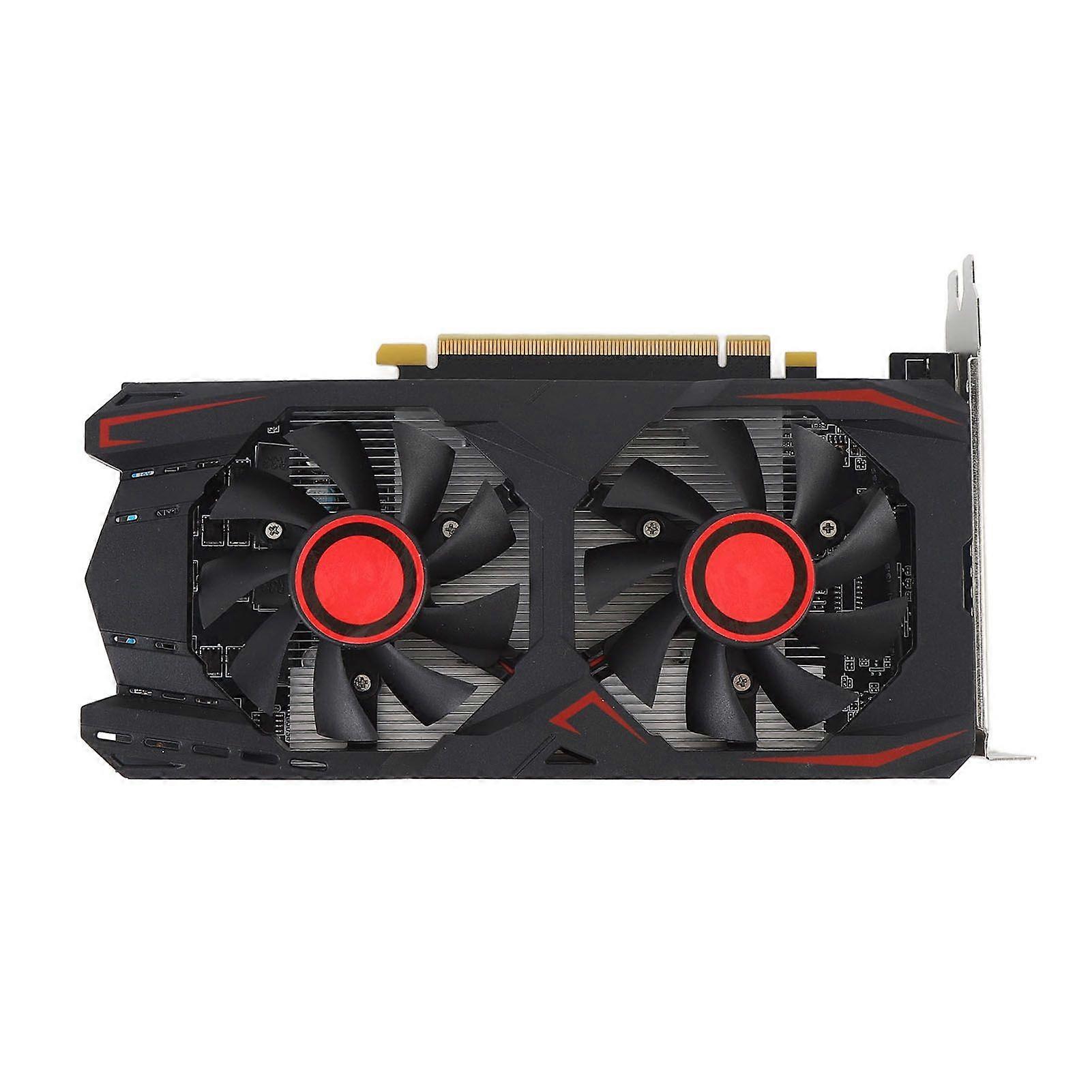 grafikkort 6 GB GDDR5 192bit dobbelt blæser PCIE 2.0 16x slot understøtter DVI VGA HD MULTIMEDIE INTERFACE GAMING VIDEOKORT