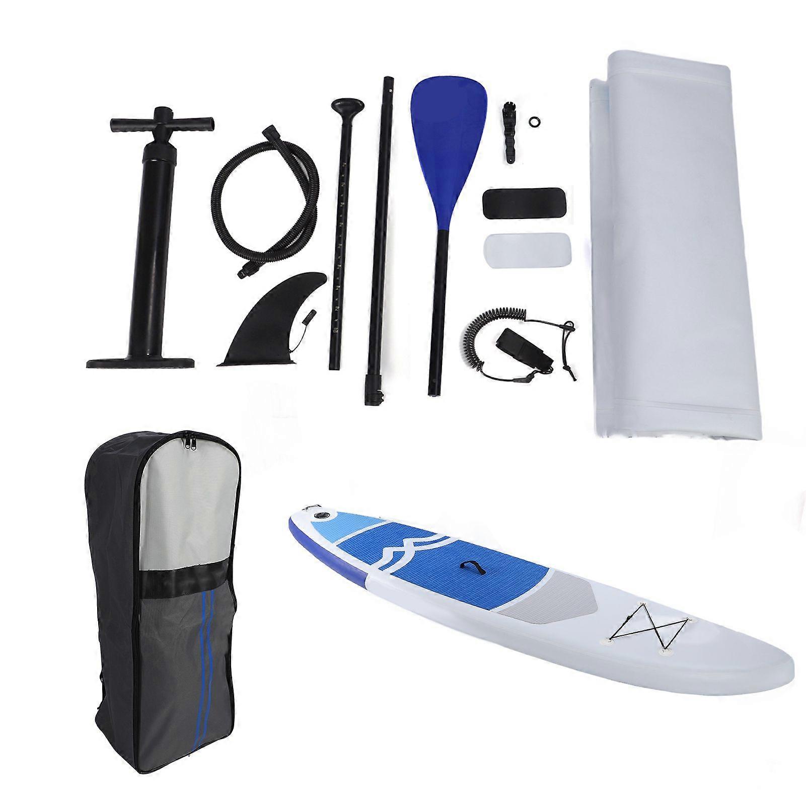 Inflatable Paddle Board 10.5 Foot Length PVC Stable Inflatable Stand Up Paddle Board for Youth and Adult
