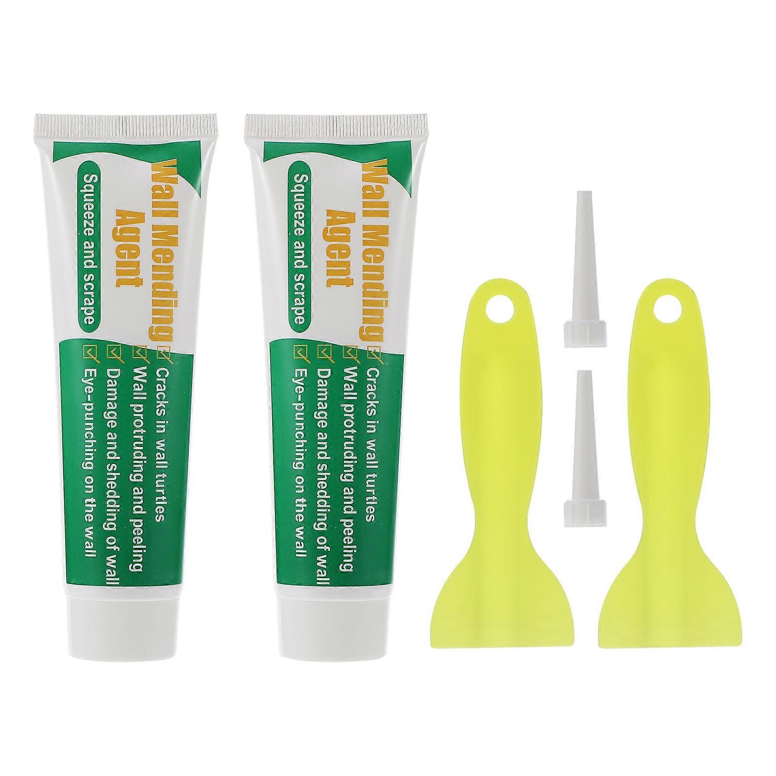 Wall Mending Agent 2 Set Waterproof Repair Cream For Homeowners Assorted Color Quick Repair 2Set