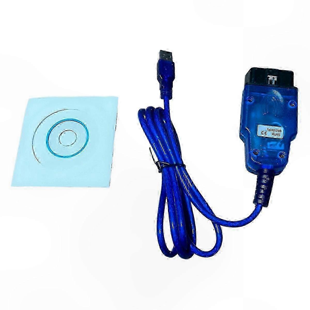 USB Diagnostic Cable for OBD2 Car Scanner with FTDI FT232 Chip Interface Adapter