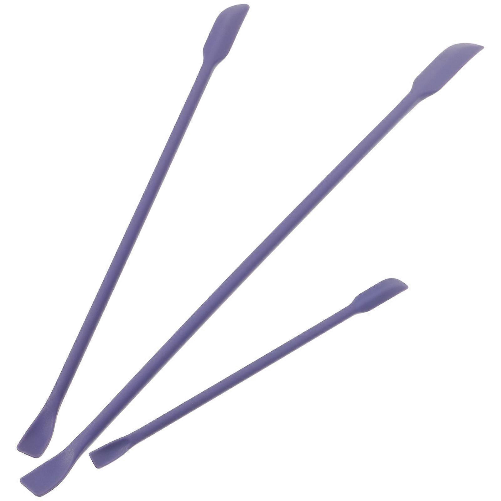 3pcs Makeup Spatula Cosmetic Spatula Tiny Spatula Lotion Spatula Silicone Spatulas