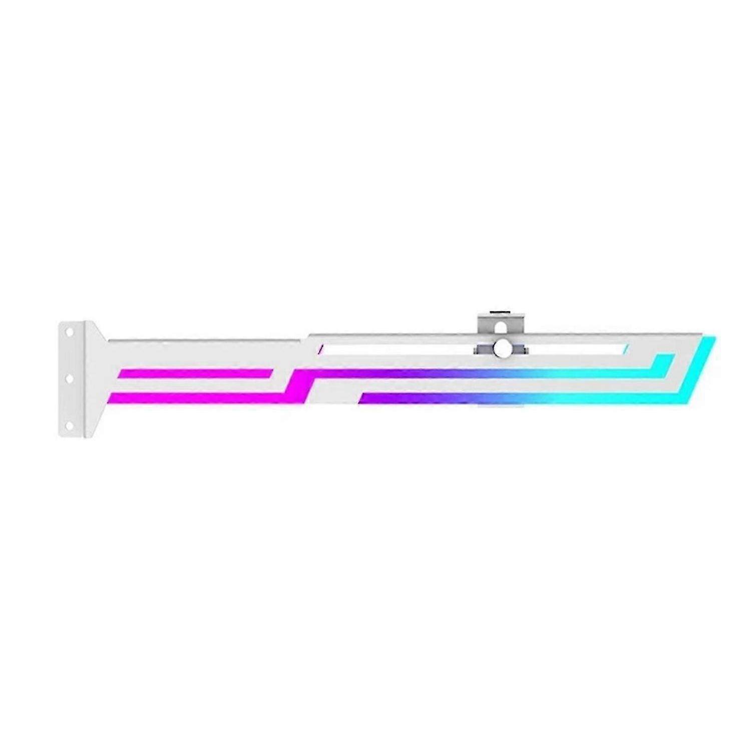 ARGB 5V 3PIN Graphics Card Bracket Adjustable Height White