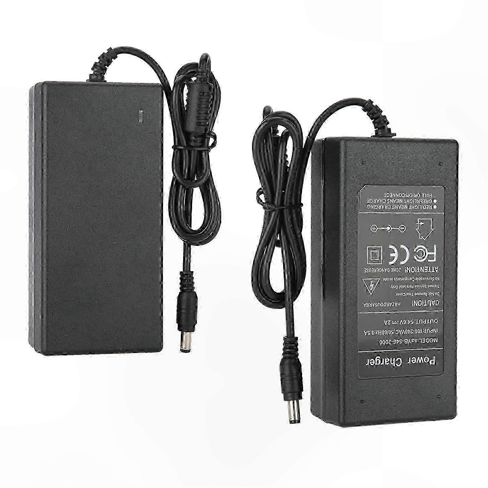 54.6V 2A AC Adapter with LED Indicator and EU Plug for Electronics Devices