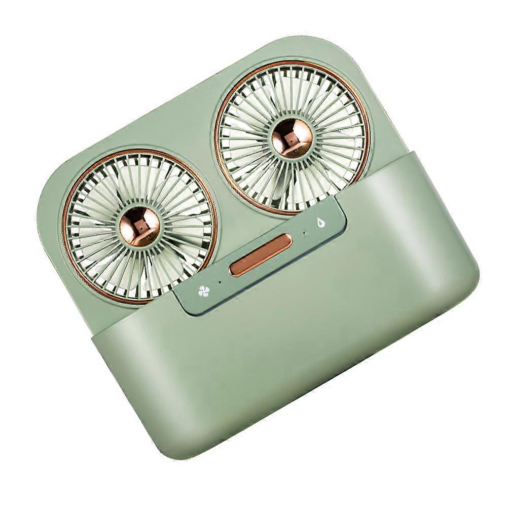 Rechargeable Humidifier Fan Two- Desktop Fan USB Charging 1Set