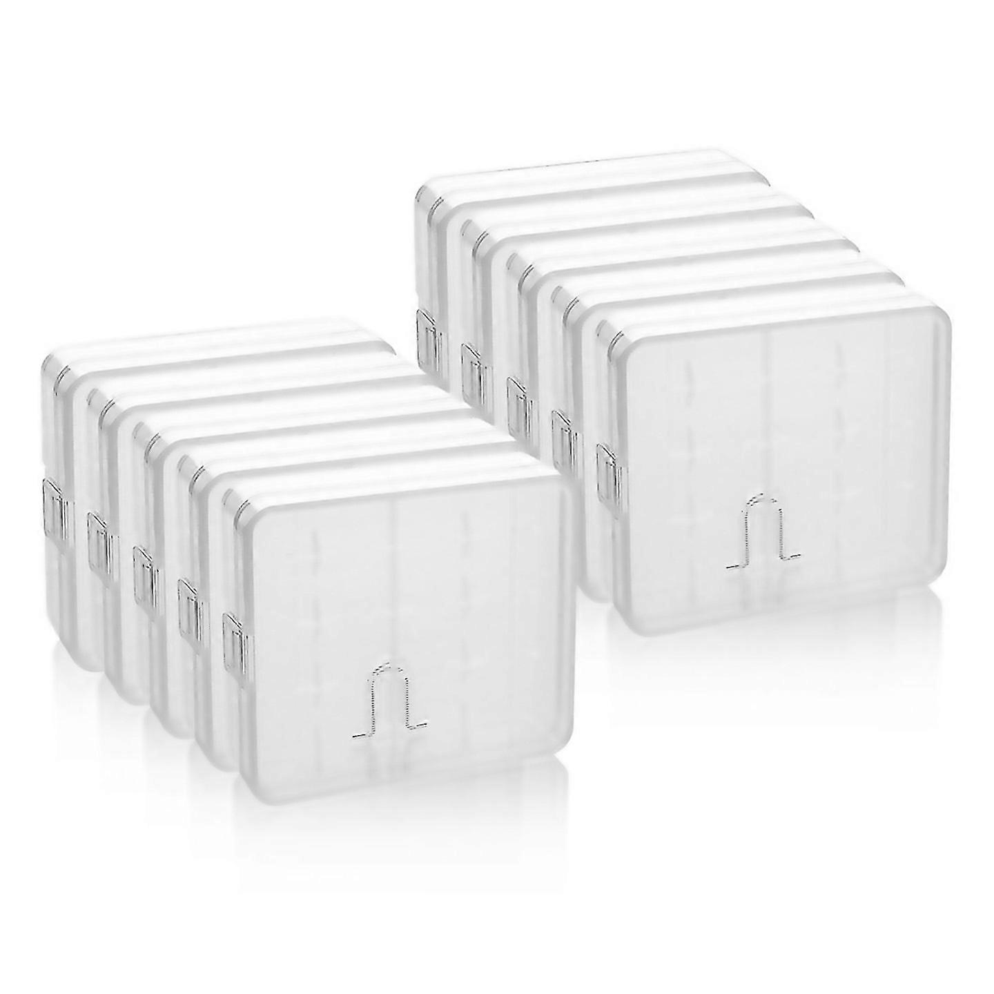 For 10pcs 4 Slots 18650 Battery Case Battery Protecte Container