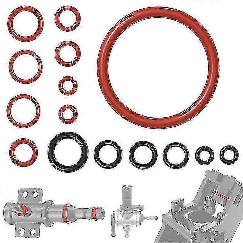15 قطعة O-Ring ختم كيت سيليكون طوقا لآلة صنع القهوة Saeco مجموعة تخمير صنبور موصل حلقات الختم الملحقات مقاس واحد SZRH
