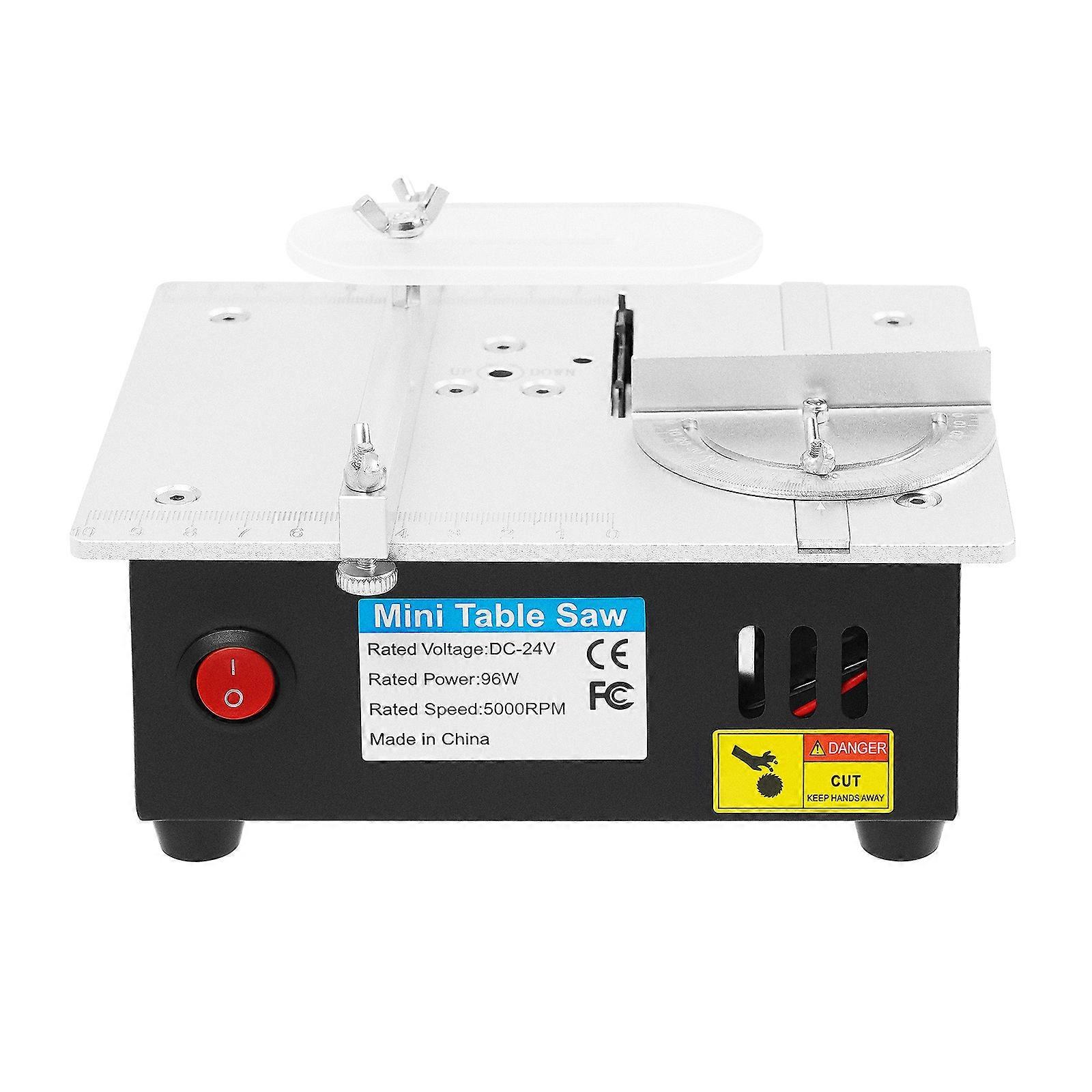 96W multifunktionell bordssåg 7-växlad justerbar för tunn trä/akrylskärning