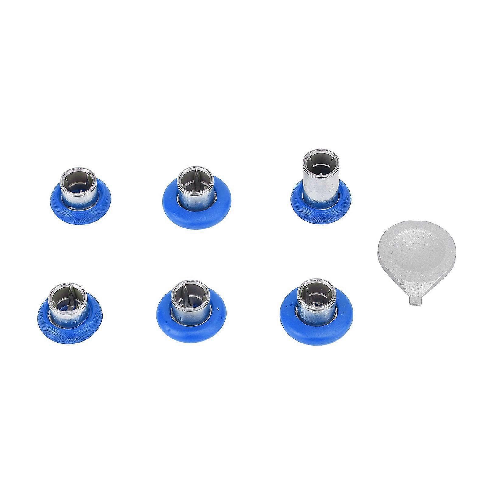 Interchangeable Thumbstick Rubber and Stainless Steel Game Controller Thumbstick for Elite Series 2 Blue
