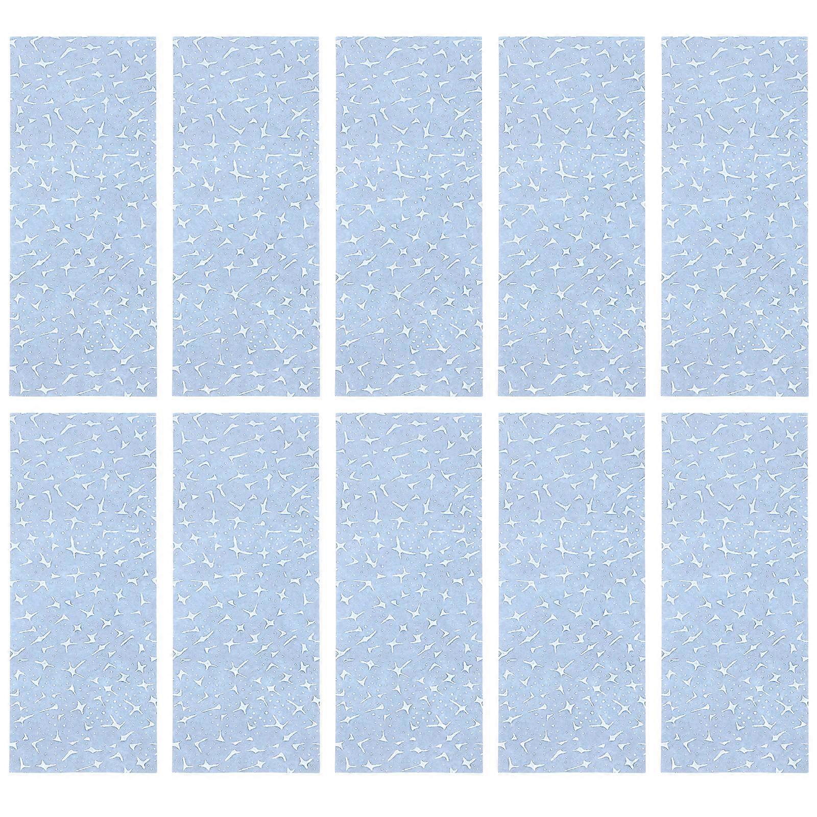 Paper Palette for Model Painting with 30Pcs DIY Hand-Painted Tools Sky-Blue