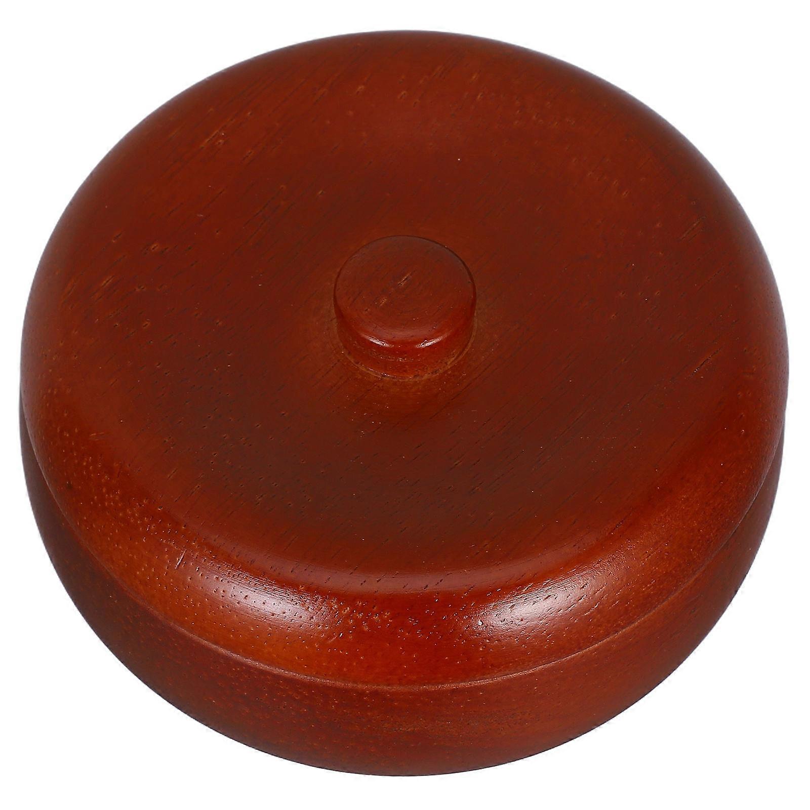 Wooden Shaving Soap Bowl for Men with Lid Shaving Cream Bowl 2Pcs