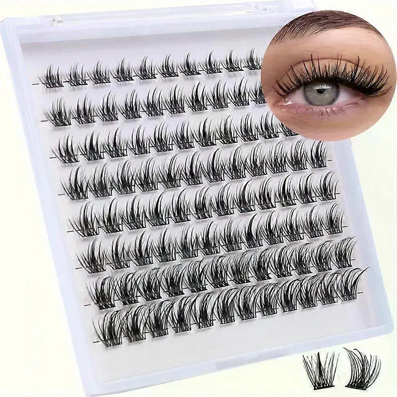 Cluster eyelashes DIY eyelash extension 96 eyelash clusters false eyelashes C D curled 8-16mm thick fluffy eyelash clusters