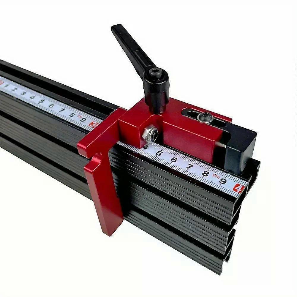Woodworking Miter Track Stopper Mulit-Slot Fence Sliding Limiter Locator - Slide Rail Aluminum Alloy Block Chute Limiter