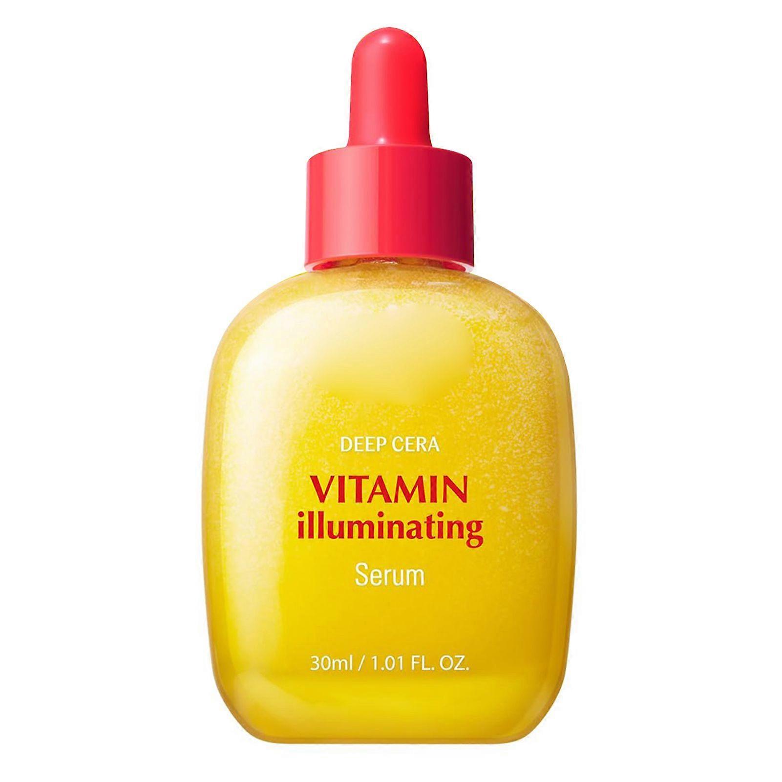 سيروم ديب سيرا فيتامين مضيء ، لتفتيح البشرة يقلل من البقع الداكنة والتجاعيد ، مستحضر للعناية بالبشرة المضادة للشيخوخة 30 مل