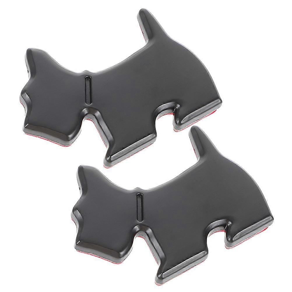 Car Scratch Cover 3D Dog Sticker Set with 8Pcs Durable Black Design