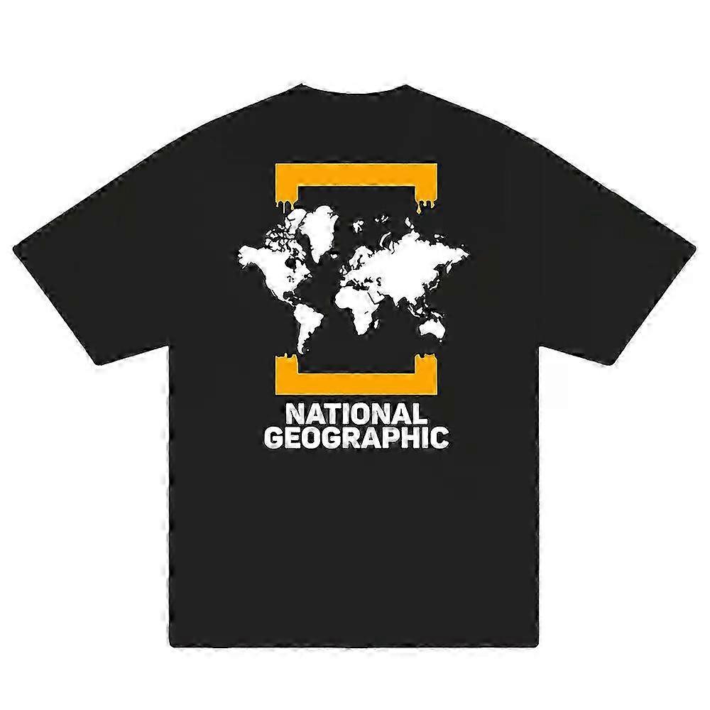 Wild Life World Map -t-paita Back Rockinstone