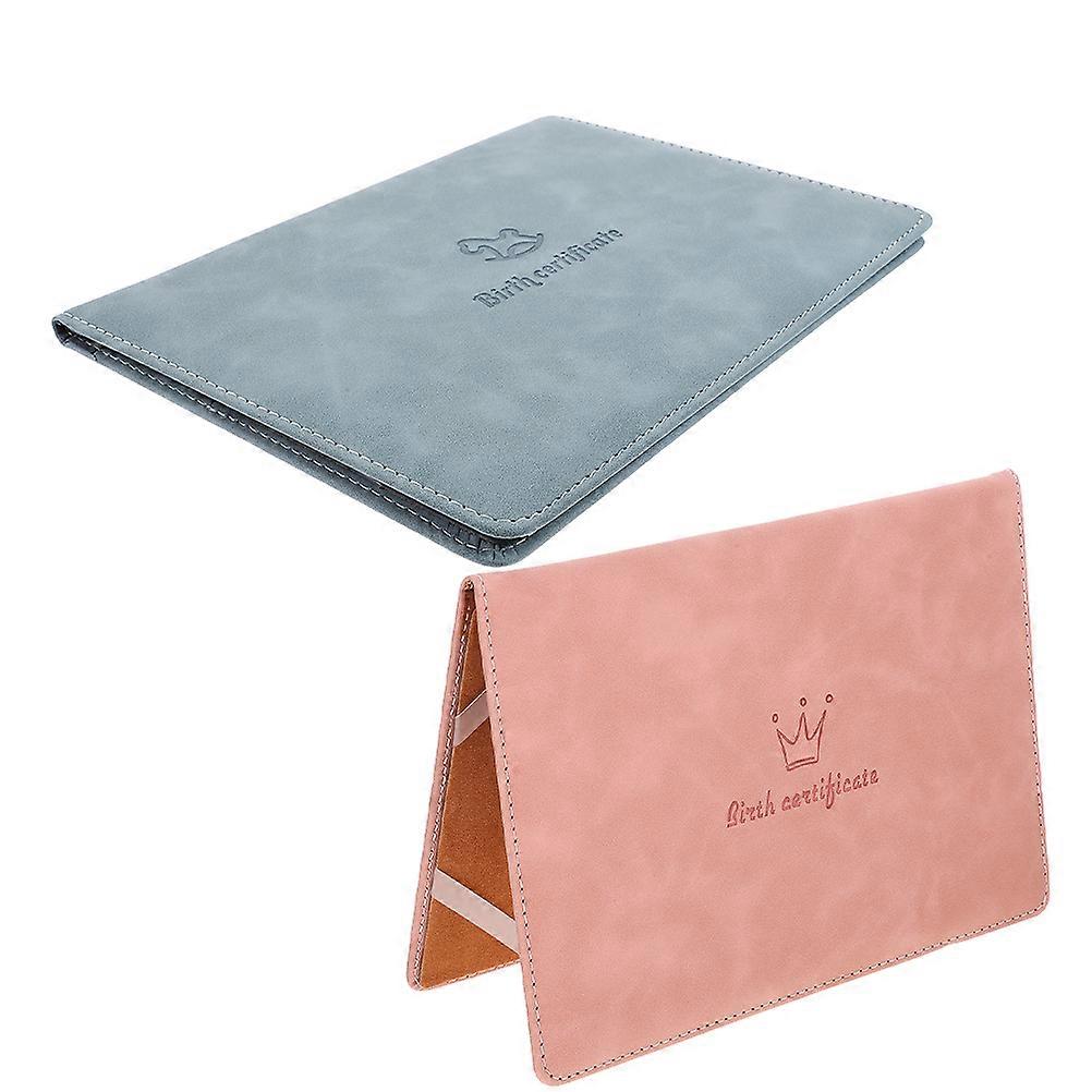 Birth Certificate Holder Sleeve for Document Protection 2Pcs