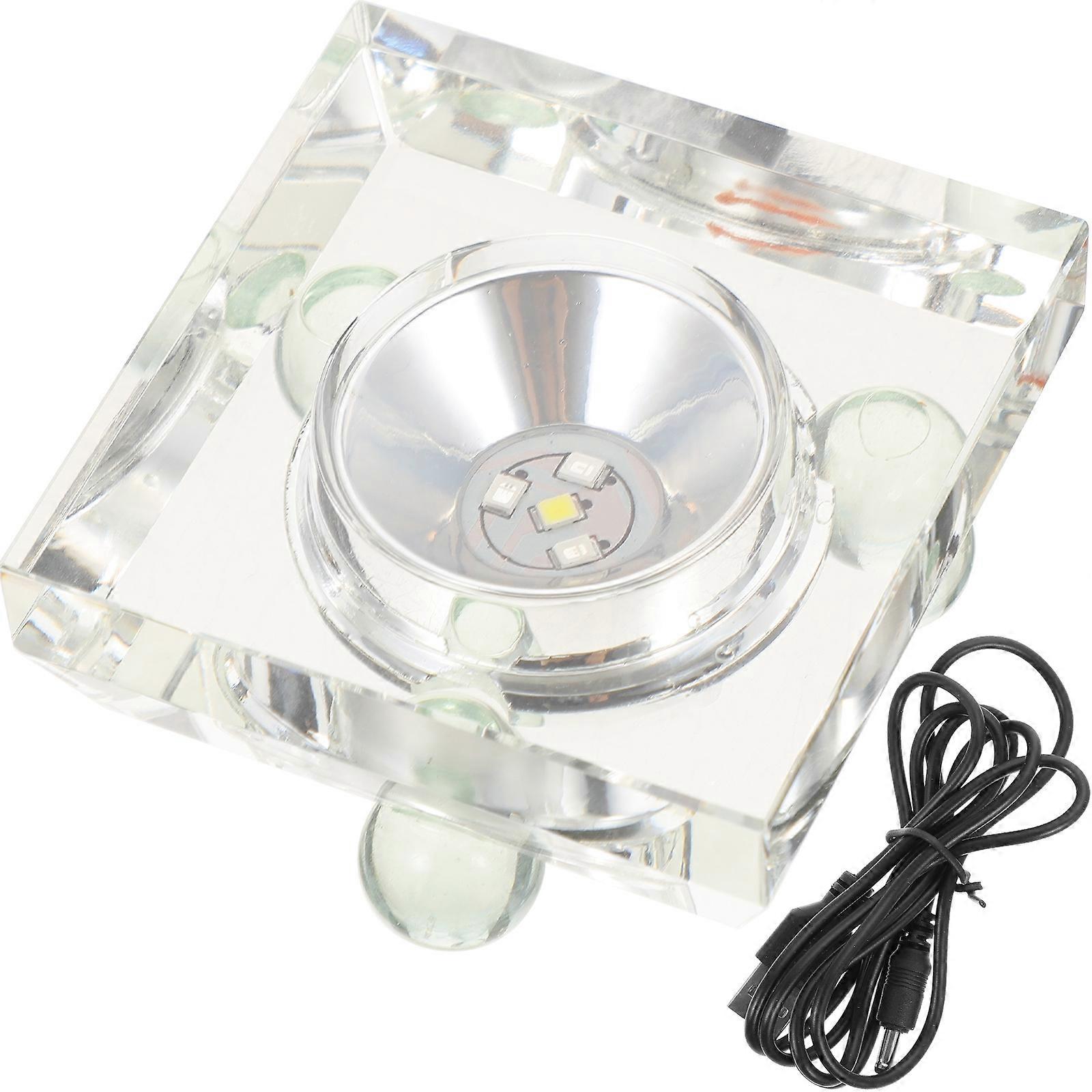 Crystal Ball Holder LED Light Base for Glowing Display 3Pcs