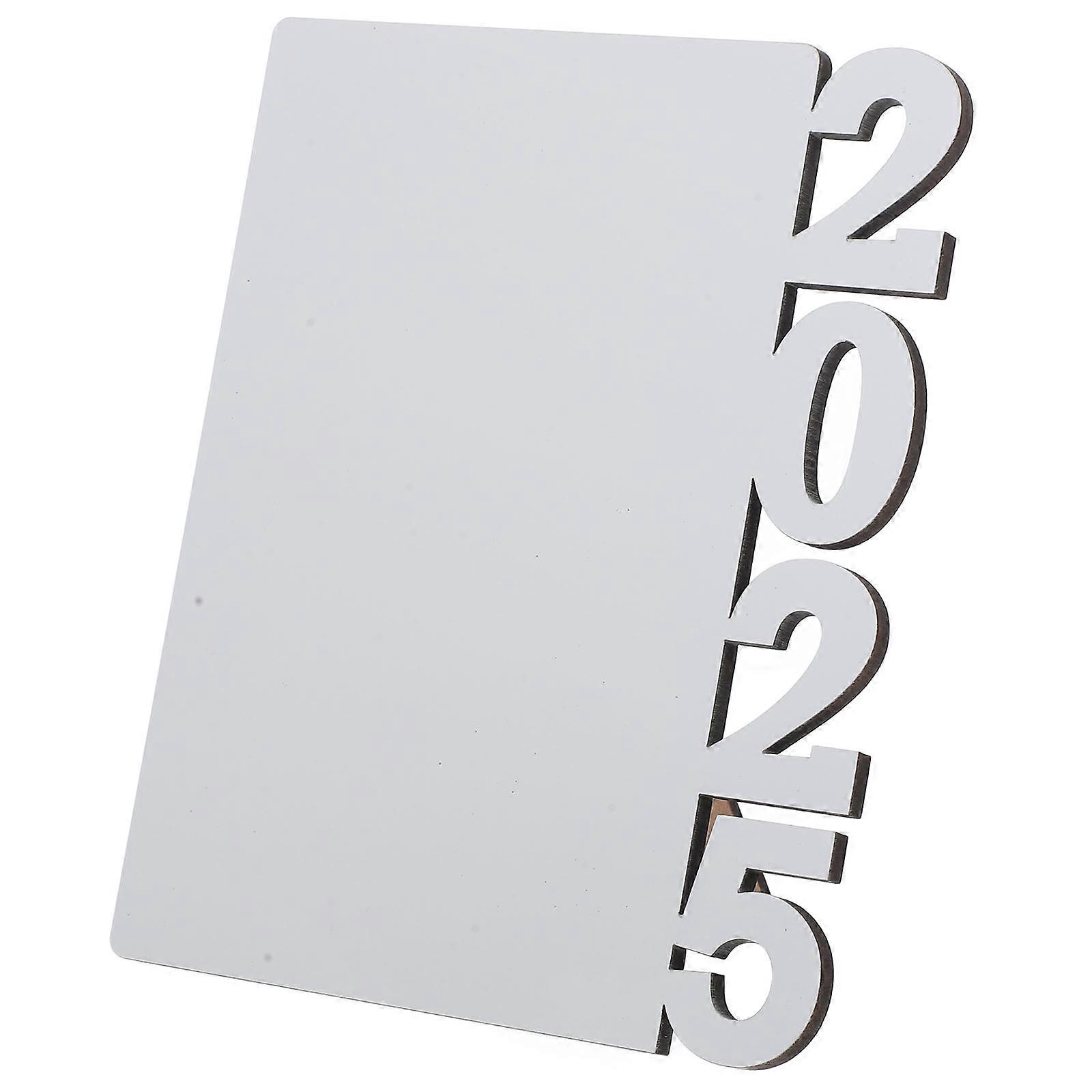 DIY Style 5Pcs Graduation Photo Frame Utilizing Heat Transfer Technology Perfect As Gifts For Graduates And Students In Elegant White