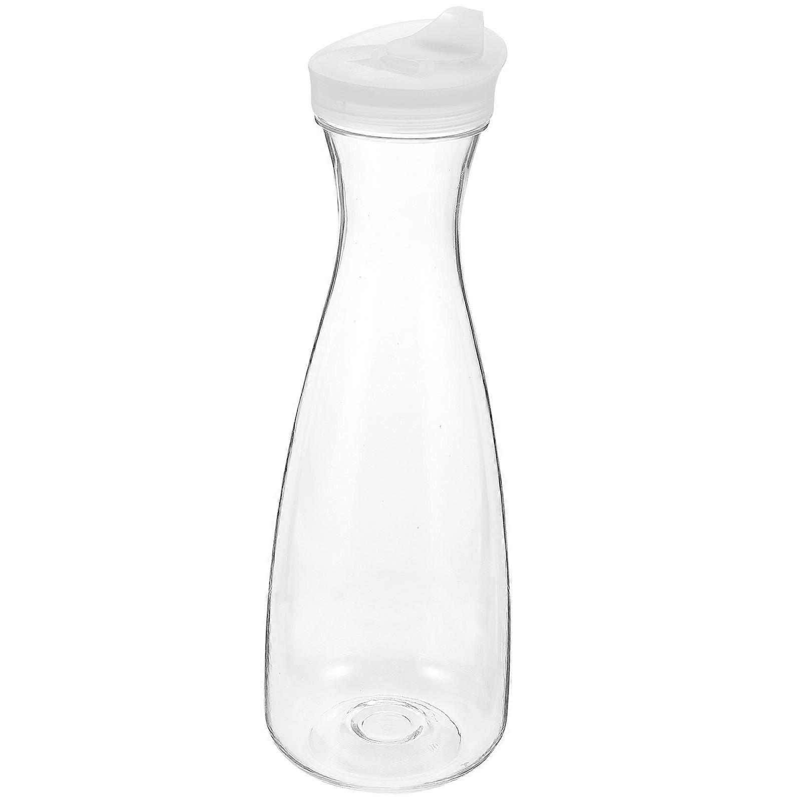 Juice Pitcher Water Pitcher with Lid for Storage 4Pcs Transparent Set