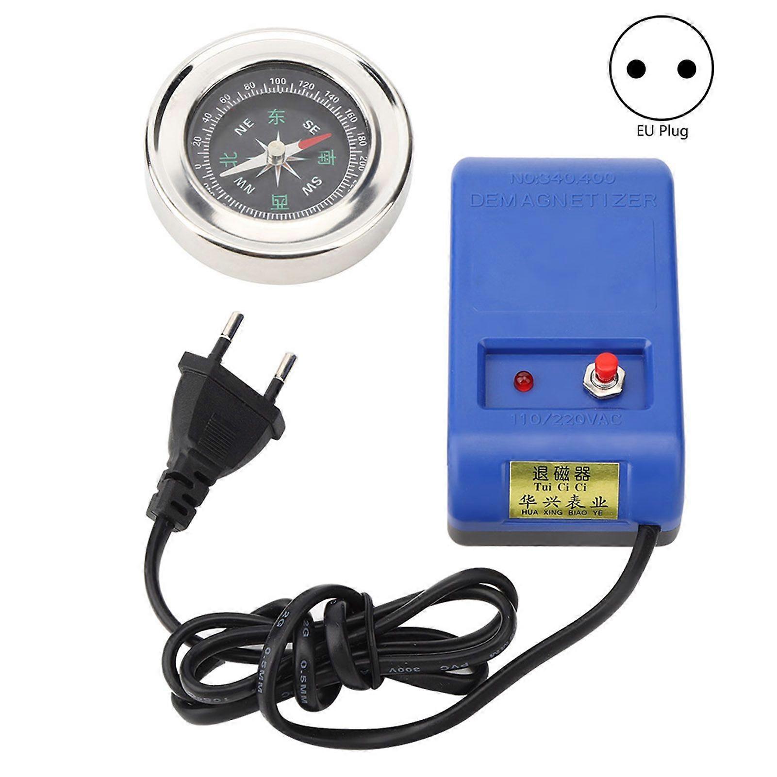Electrical Demagnetizer Tools Compass Set for Watch Repair Degausser
