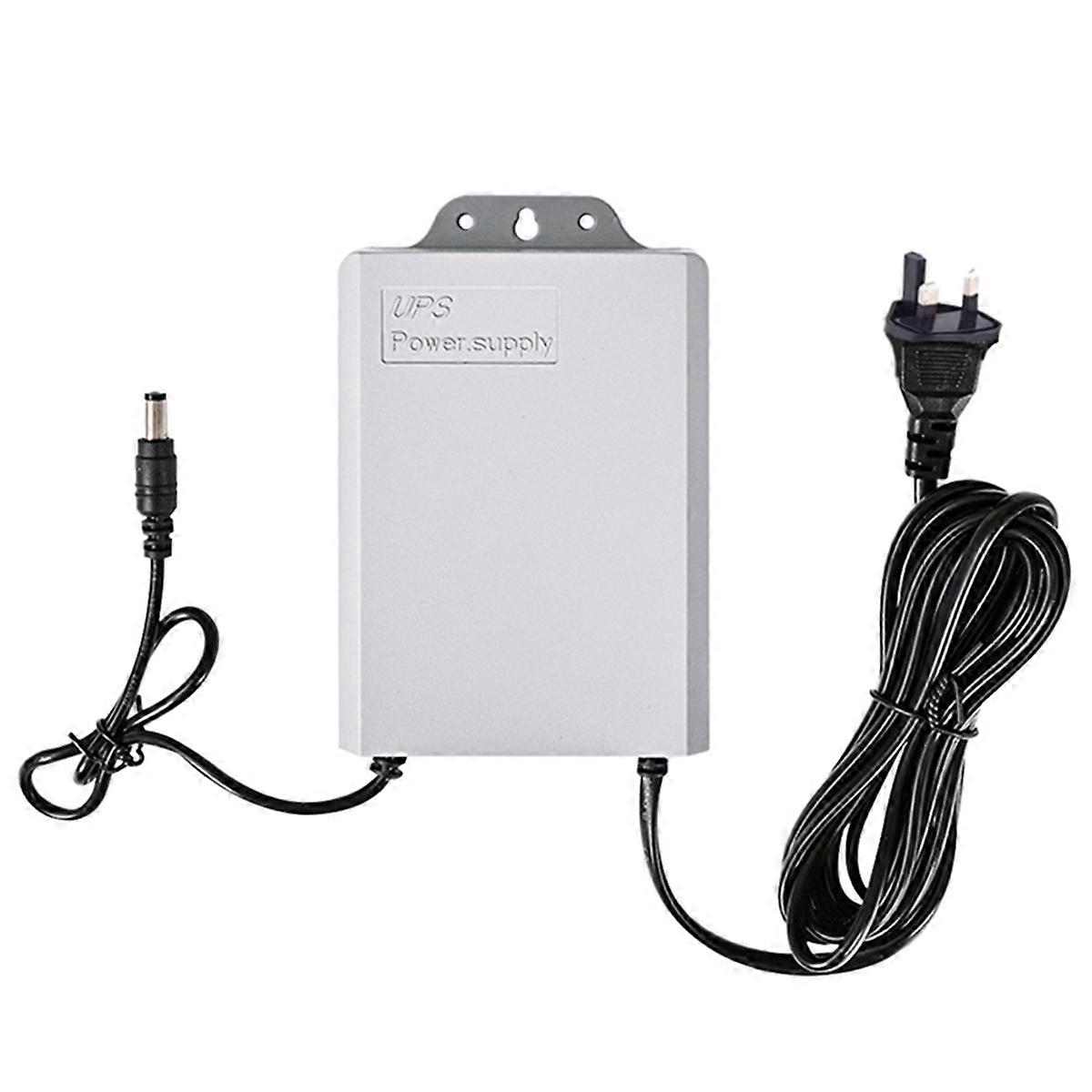 12V-2A UPS Power Supply for WiFi Router Modem Security Camera UK Plug