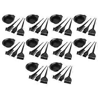 Hair Color Dye Bowl Comb Brushes Tool Kit Set Tint Coloring