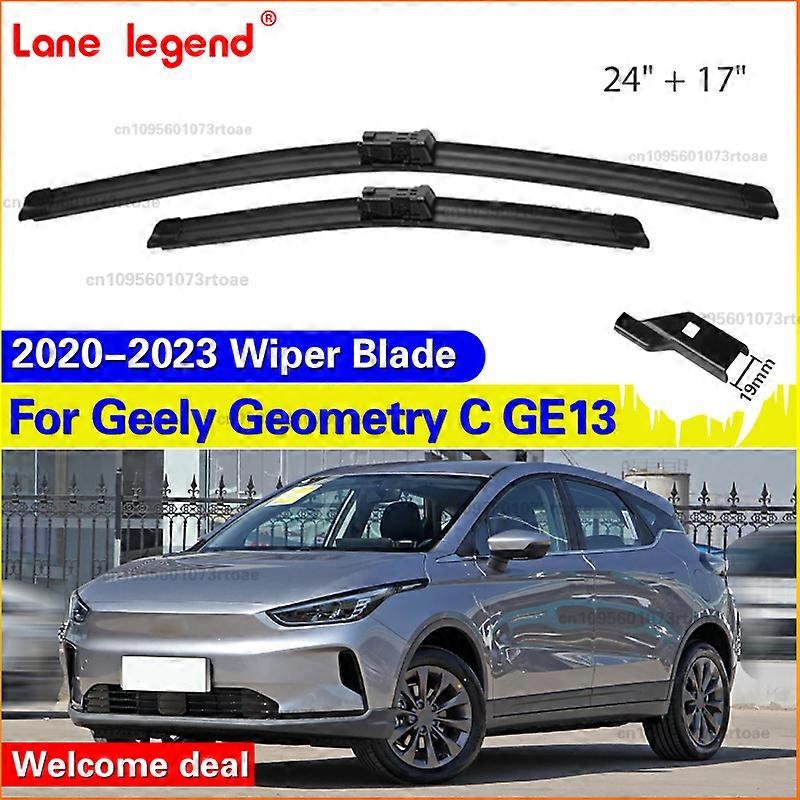 Applies to For Geely Geometry C GE13 Front Wiper Blades 2020-2023 2021 2022 Windscreen Windshield Window Brushes Accessories 24"+17"