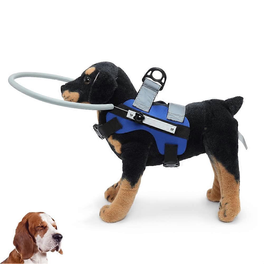 Blind Dog Ring Adjustable Harness Bumper For Blindness Protection For Cats And Dogs, Small (S) Size, Blurred Vision