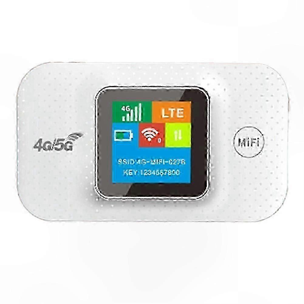 Portable 4G LTE Router with SIM Card Slot, Wide Coverage Mobile Hotspot for Travel and Home Use