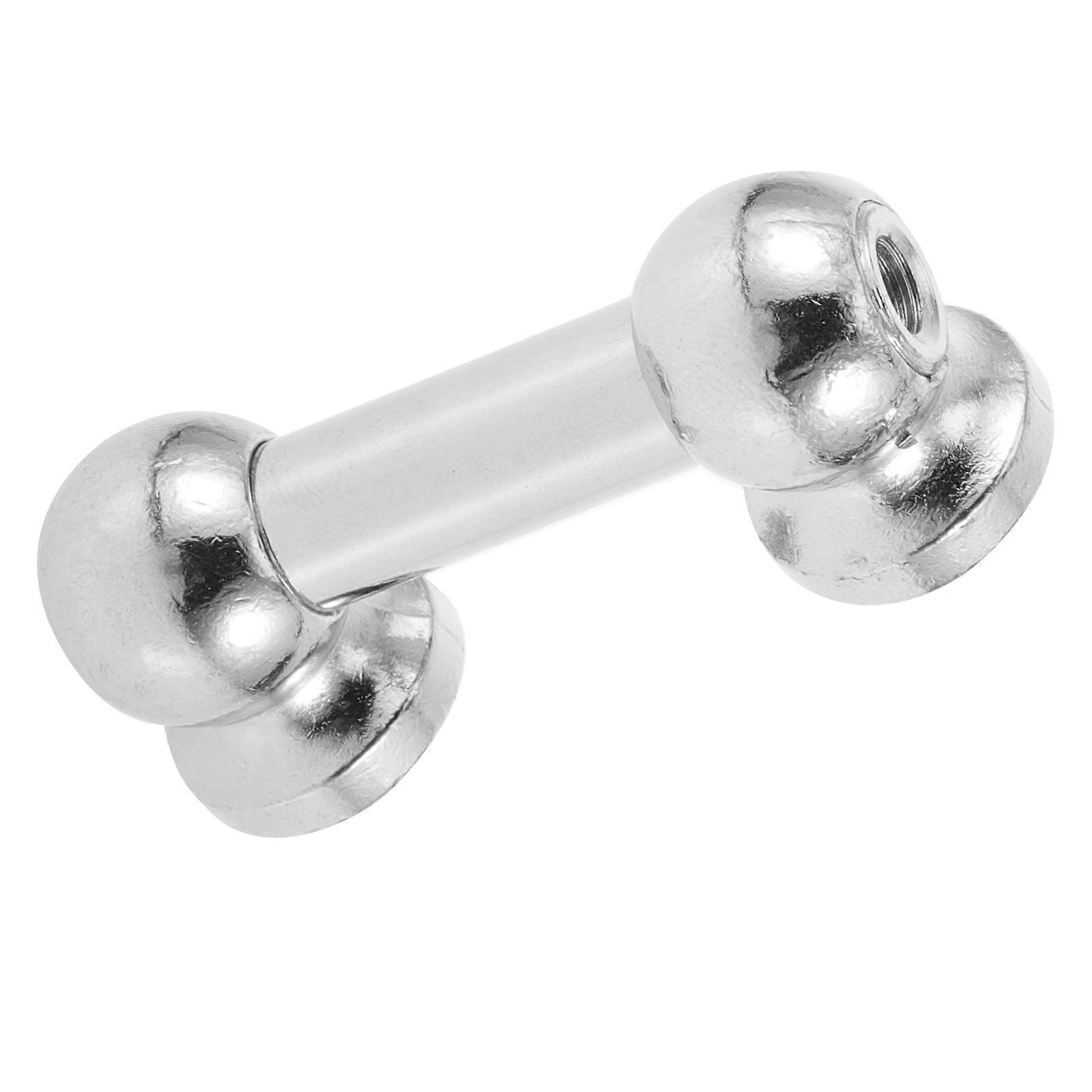 2Pcs Silver Metal Drum Hardware For Festival Music Practice Including Ball Accessory