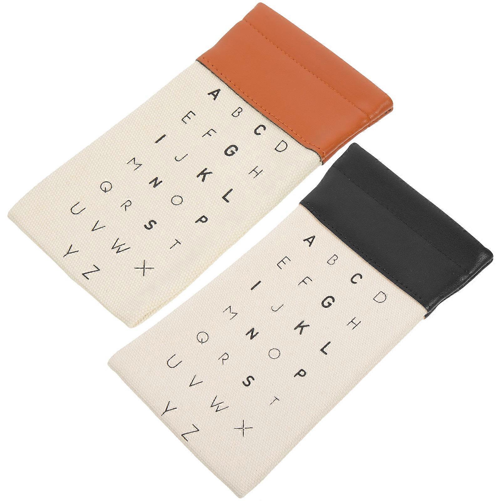 Glasses Gadgets Storage Pouch for Storage 4Pcs Assorted Color Canvas Bag