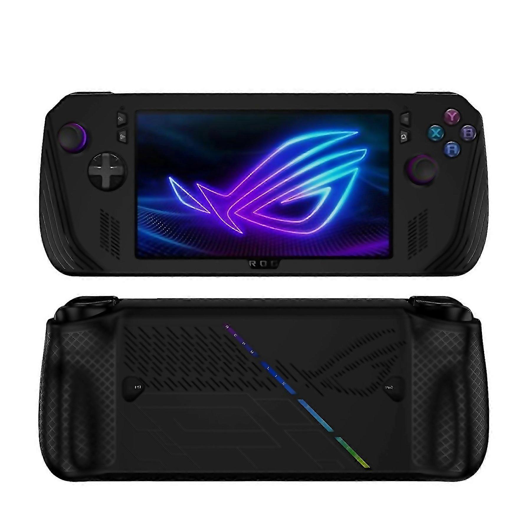 For Game Console Silicone Protective Case For Asus Rog Ally Xblack