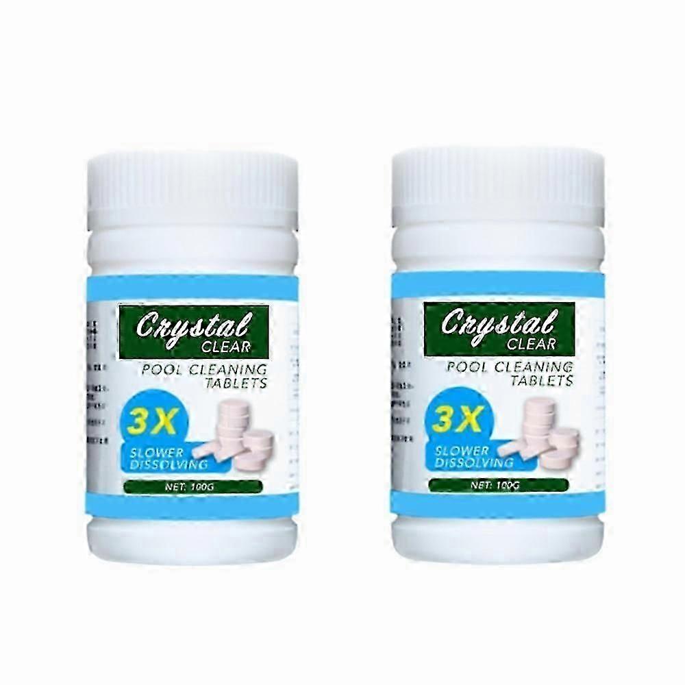 200 pcs comprimés de chlore Piscine Nettoyage Tablette Bain à remous flottant Chimique Coffre-fort Longue durée Nouveau