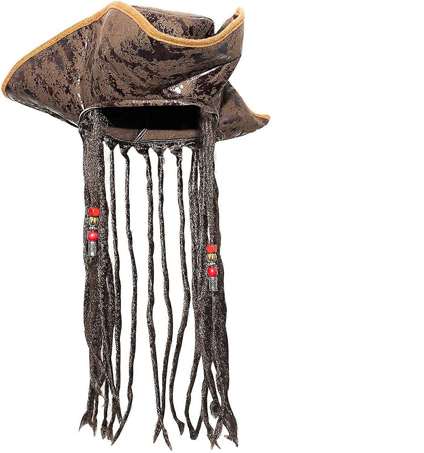 Pirate Hat Beaded Dreadlocks For Pirate Costume Accessories