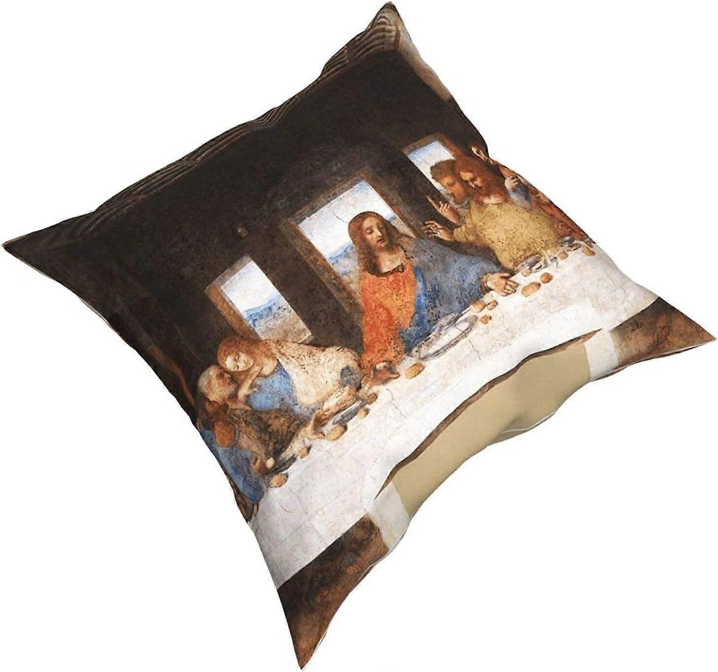 v1070あなたの目の後ろの光タペストリー枕カバーファッションスクエア枕カバークッションカバー装飾スロー枕カバー45 x 45 cm-ブラック8-18 "x18" -TB1