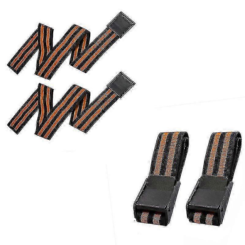 4pcs/set Occlusion Training Bands Blood Flow Restriction Bands Bicep Muscle Training Straps(red)