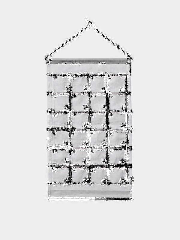 Fillable Advent Calendar, Countdown Calendar with 24 Pockets for Filling Christmas Gift Reusable Han