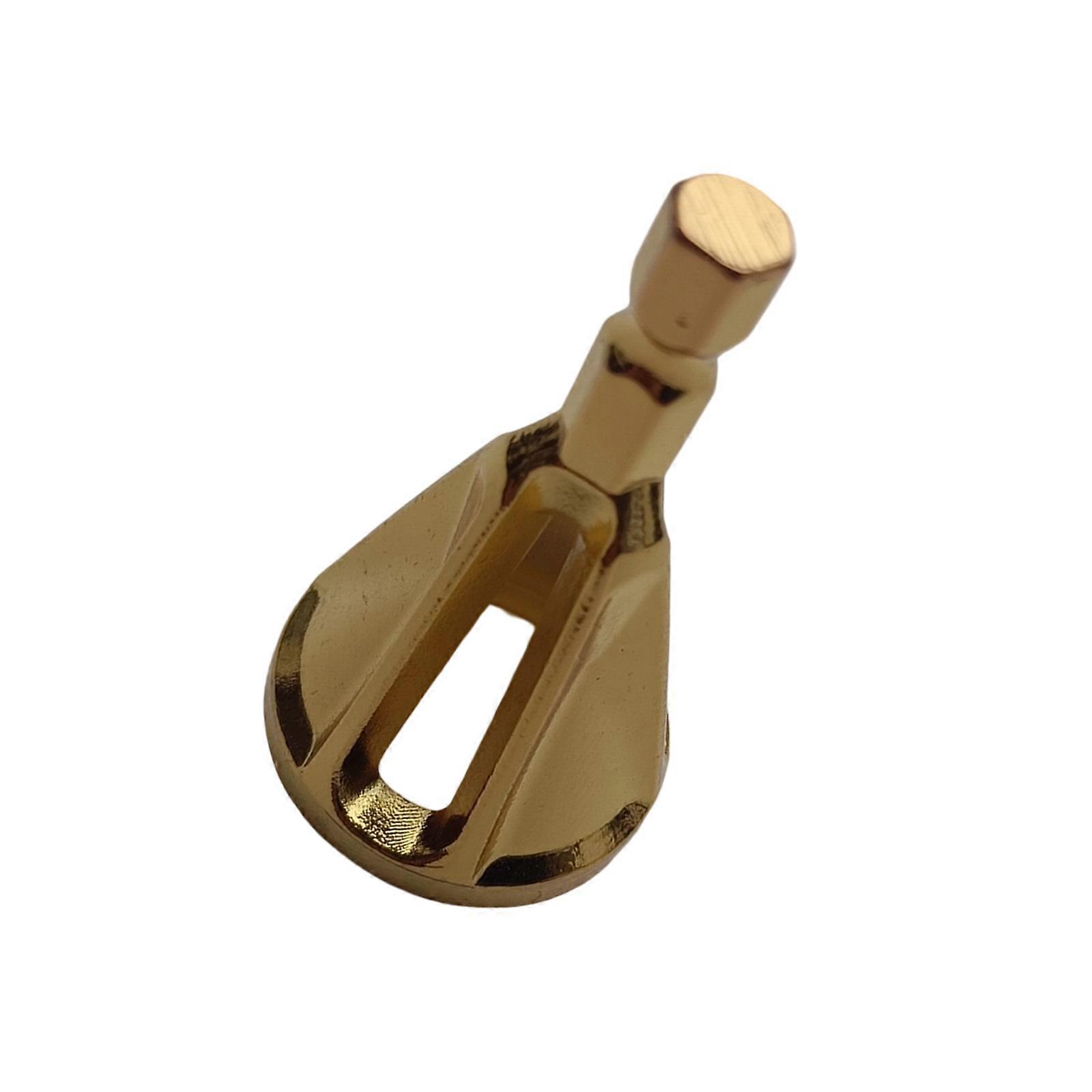 Functional Deburring Tool Kit with Triangular Hexagonal Grooves Accuracy Machining Essential for Engineers Craftsmen Multicolor