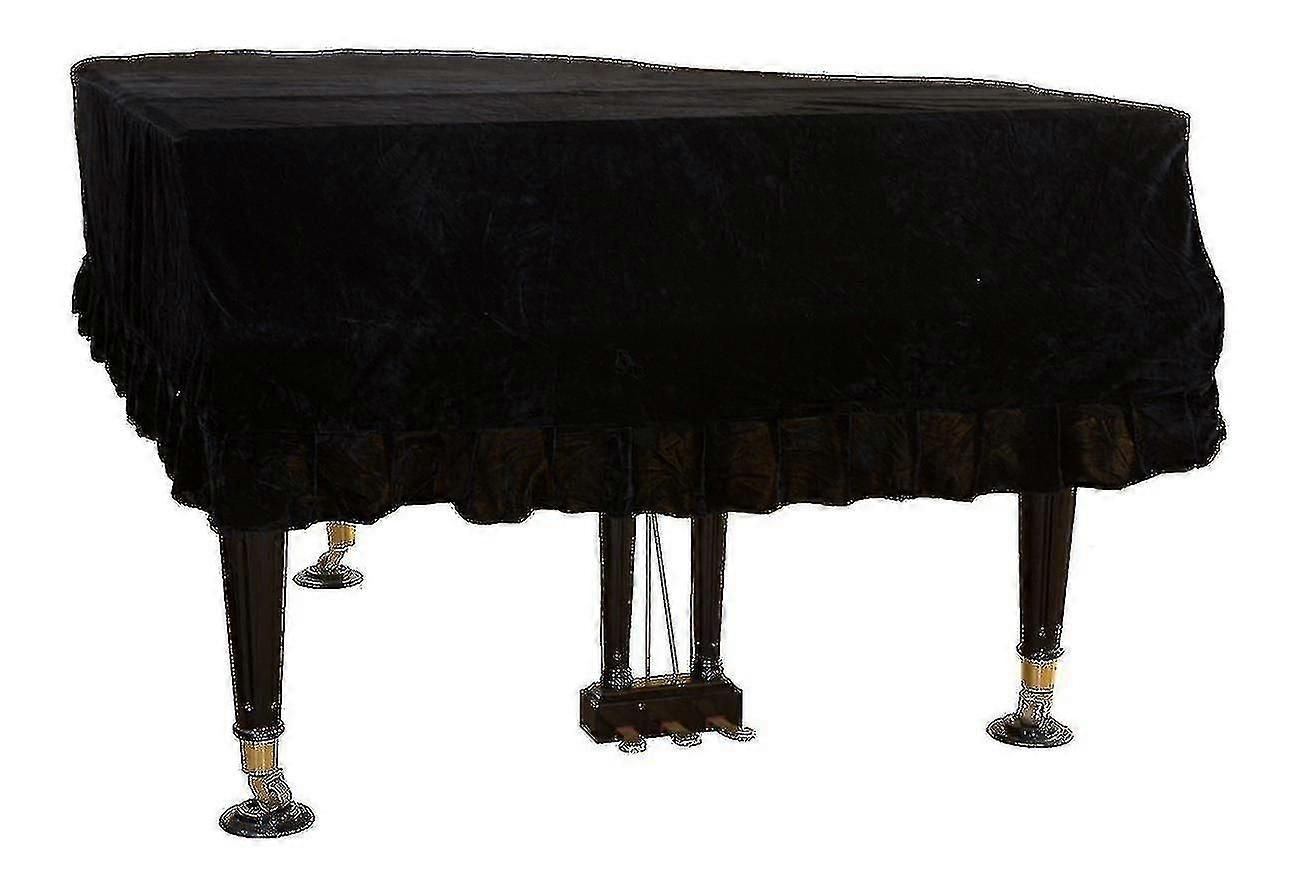 ベルベットグランドピアノカバーピアノカバー-帯電防止ノンスティックAsh-hao