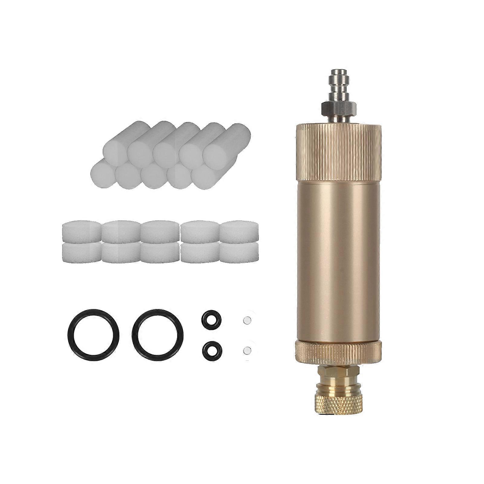 30MPa High Pressure Double Layer Separators with Male Female Connectors Simple Installs for Underwater Diving Use  gold