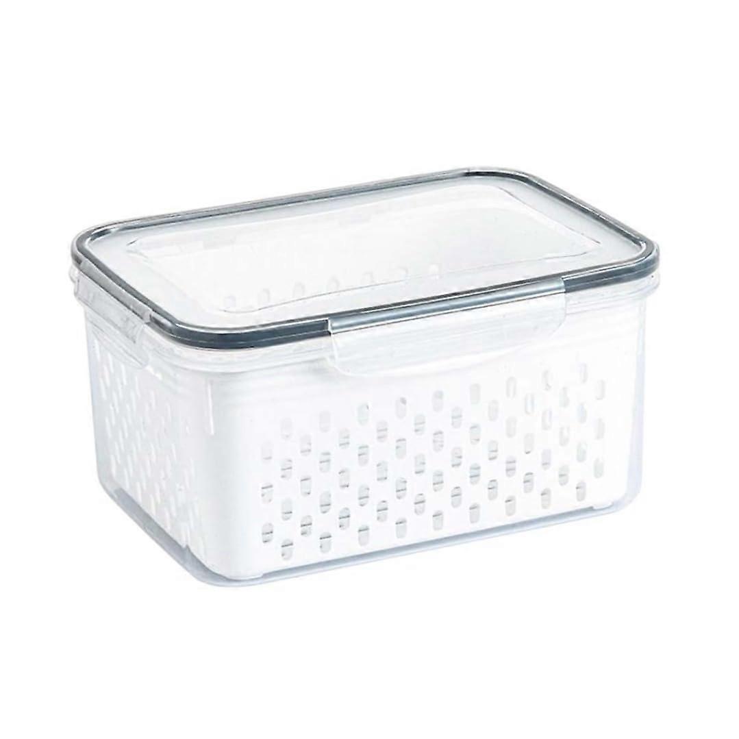 Fruit Storage Containers 1750ml Capacity With Lid Colander Refrigerator Organizer Bins Salad Container Sets