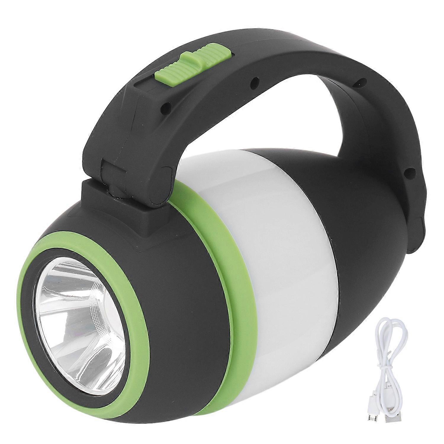 Handheld Flashlight Waterproof Searchlight Work Light USB Charging Power Bank for Camping