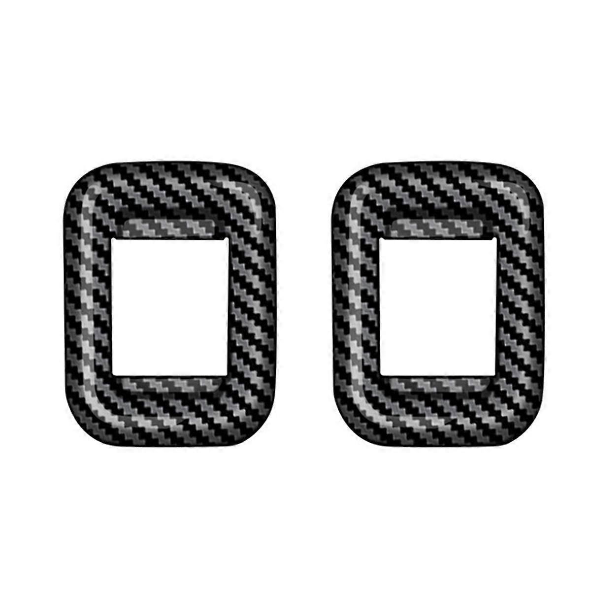 Car Middle Door Window Lift Switch Trim Sticker Window Control Button Frame for ROOMY 2022 Carbon Fiber Pattern