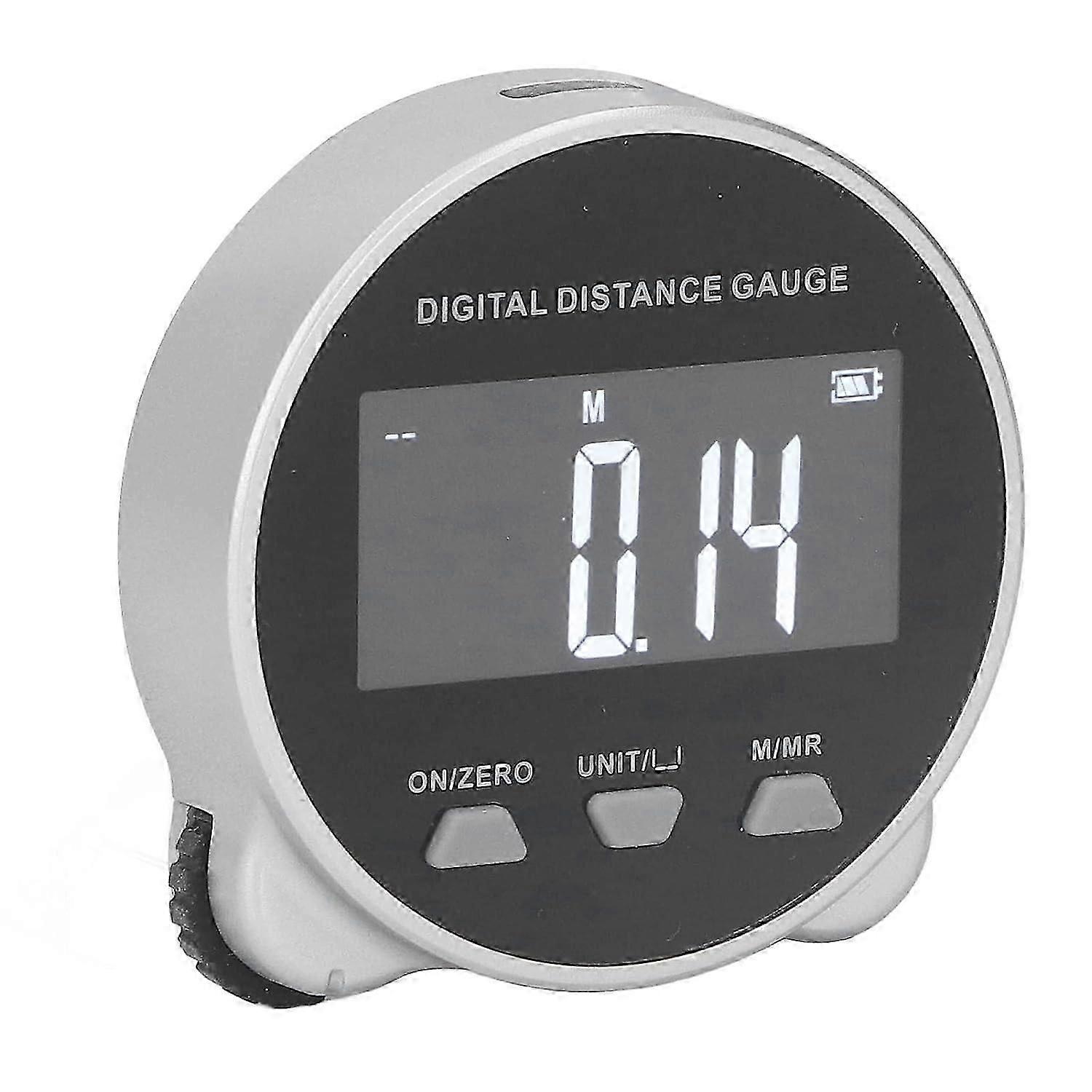 Electronic Tape Measure, Digital Ruler with LCD Display Electronic Digital Tape Measure, Rechargeable Length Measuring Tool Microprocessor Ruler for F