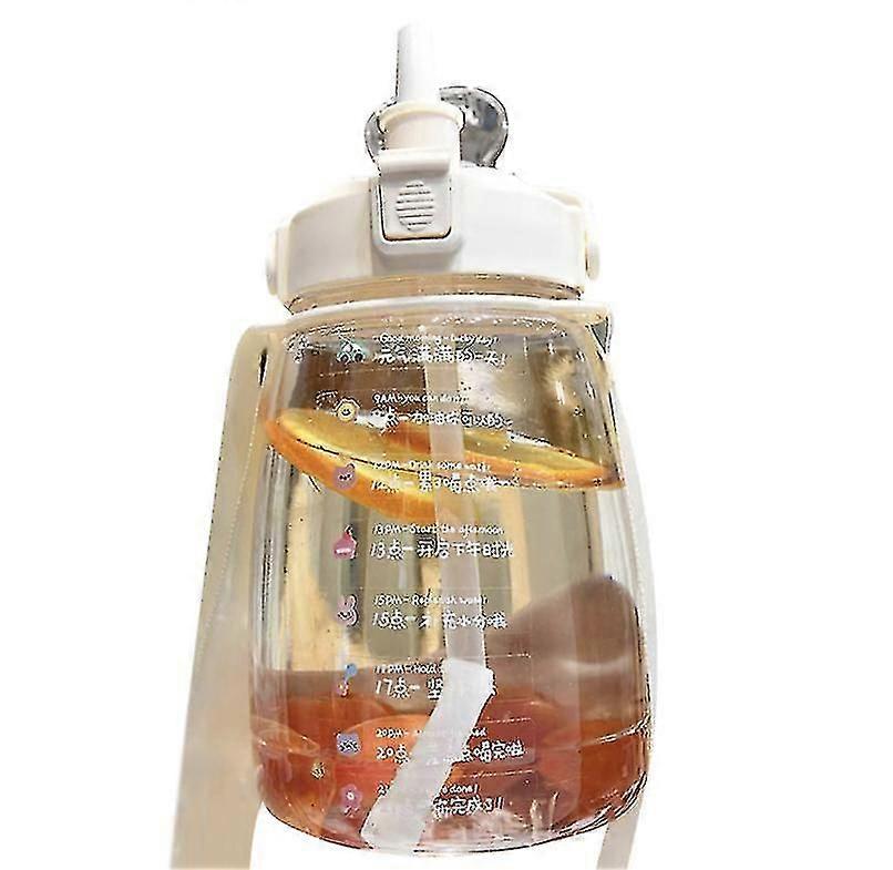 ストラップ付き1.6l大きな水筒、子供のかわいいペットボトル