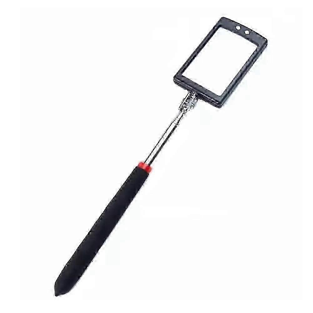 360 Rotating Magnetic Pickup Telescoping Inspection Mirror with LED Light